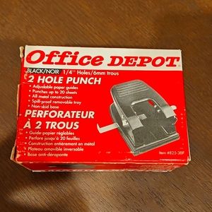 Office Depot 2 Hole Punch